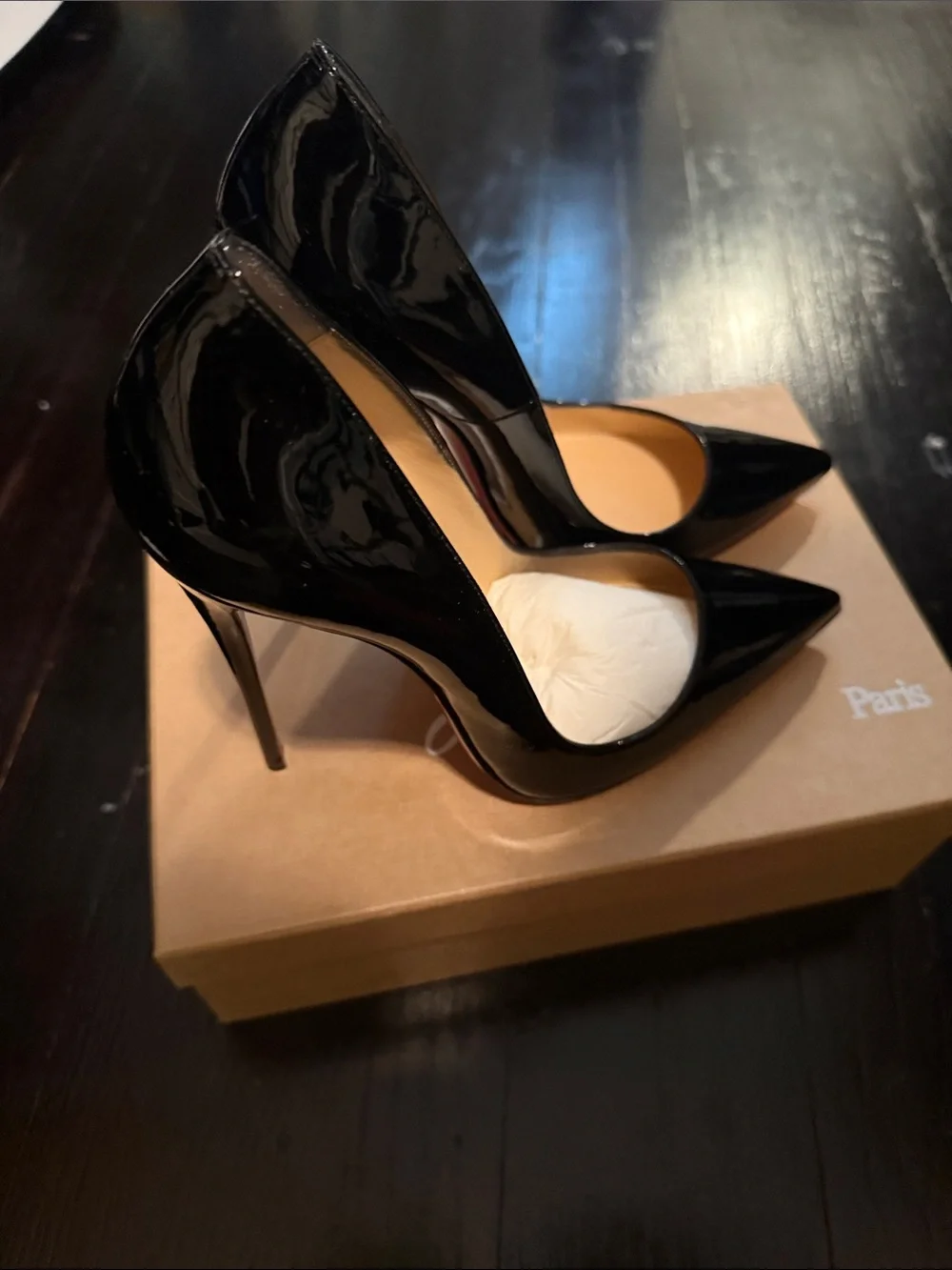 Christian Louboutin So Kate 120 Patent Black - Picture 4 of 9